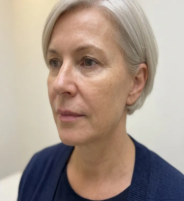 Nasolabialfalte nachher